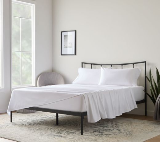 100% Cotton White Sheet Set