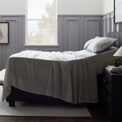 5-Piece Linen-Weave Cotton Sheet Set