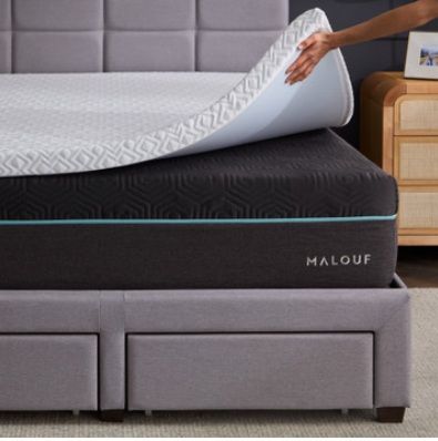2.5" Gel Memory Foam Mattress Topper