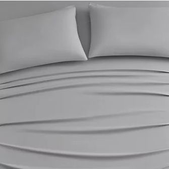 Gray Microfiber Sheet Set