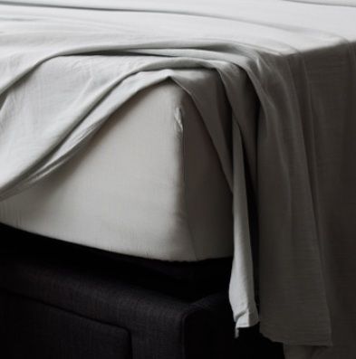 4-Piece Linen-Weave Sheet Set